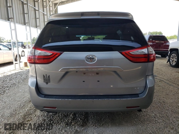 2015 Toyota Sienna LE AAS with VIN 5TDKK3DC5FS663627, listed as a Copart auction lot 59930455 with 125,858 mi miles and Salvage title. Bid and sale history available at DreamBid. Image 6.