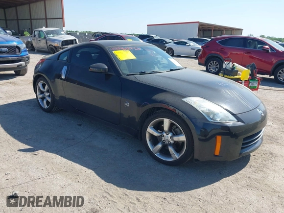 2007 Nissan 350Z Touring with VIN JN1BZ34DX7M502839, listed as a IAAI auction lot 42046017 with 169,376 mi miles. Bid and sale history available at carsss.com. Image 1.