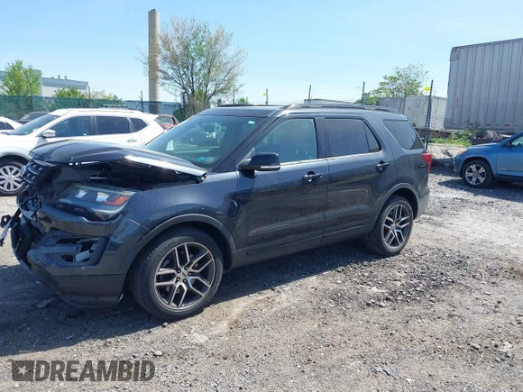 2017 Ford Explorer Sport with VIN 1FM5K8GT4HGC08430, listed as a IAAI auction lot 42140269 with 43,485 mi miles and . Bid and sale history available at carsss.com. Image 23.