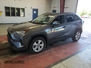 2021 Toyota RAV4 XLE with VIN 2T3P1RFV4MW213781, listed as a Copart auction lot 53484455 with 79,640 mi miles and Salvage title. Bid and sale history available at DreamBid. Image 1.