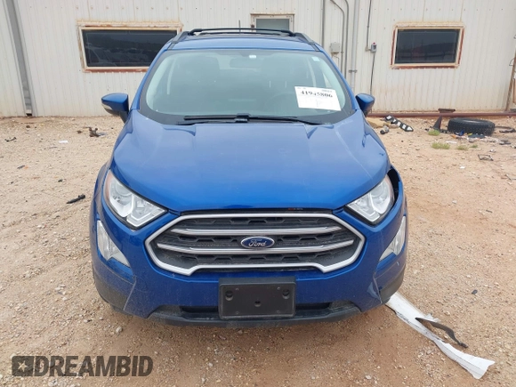 2019 Ford EcoSport SE with VIN MAJ3S2GEXKC308269, listed as a IAAI auction lot 41945806 with 42,506 mi miles and . Bid and sale history available at DreamBid. Image 12.