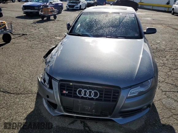2012 Audi S4 Prestige with VIN WAUKGAFL6CA082324, listed as a Copart auction lot 45993045 with 57,768 mi miles and Salvage Title. Bid and sale history available at carsss.com. Image 5.
