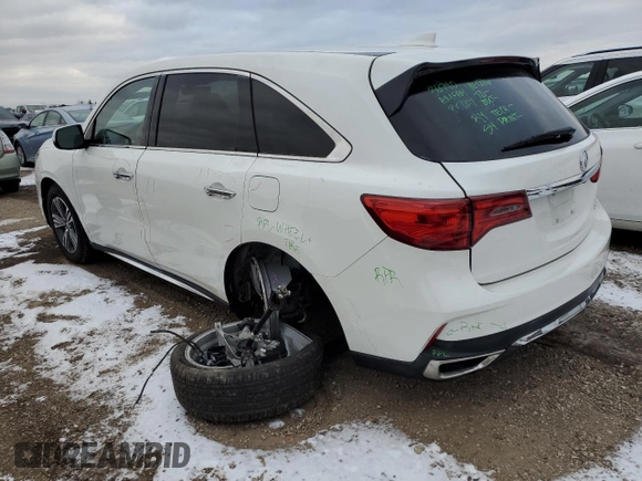 2019 Acura MDX with VIN 5J8YD4H30KL018157, listed as a Copart auction lot 88299435 with 46,726 mi miles and Salvage Title. Bid and sale history available at carsss.com. Image 2.