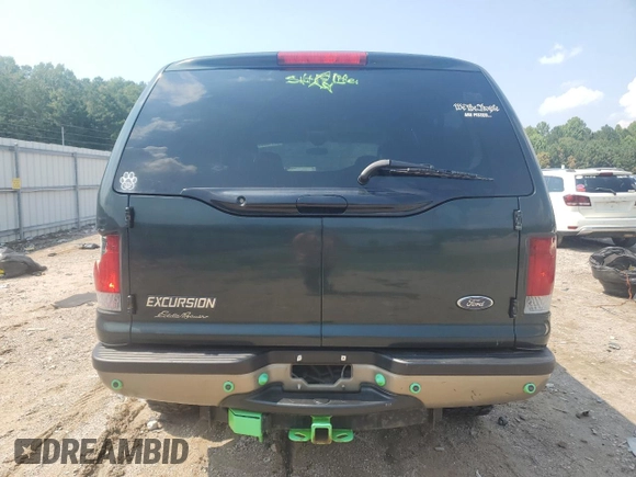 2003 Ford Excursion Eddie Bauer с VIN 1FMNU45S63EA80970, выставлен на аукционе Copart как лот 62710805 с пробегом 228 585 миль миль и Чистый • Clean title. История ставок и продаж доступна на DreamBid. Изображение 6.