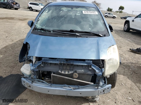 2008 Toyota Yaris with VIN JTDJT923485214818, listed as a Copart auction lot 47876495 with 97,718 mi miles and Salvage Title. Bid and sale history available at carsss.com. Image 5.