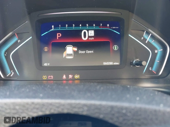 2023 Honda Odyssey Touring with VIN 5FNRL6H84PB005208, listed as a IAAI auction lot 41374452 with 60,288 mi miles and . Bid and sale history available at DreamBid. Image 7.