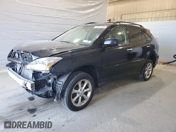 2008 Lexus RX with VIN 2T2HK31U28C083296, listed as a Copart auction lot 53827335 with 119,139 mi miles and Salvage Title. Bid and sale history available at carsss.com. Image 1.