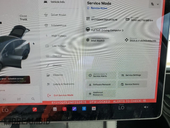 2021 Tesla Model Y Long Range z VIN 5YJYGDEE2MF253676, wystawiony jako Copart lot #54446525 z przebiegiem 36 161 mil mil oraz Szkoda całkowita • Salvage title. Historia ofert i sprzedaży dostępna na DreamBid. Obrazek 9.