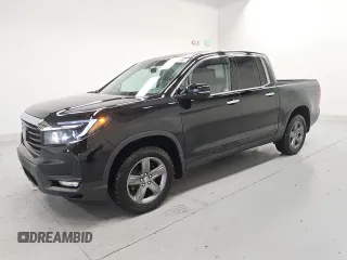2023 Honda Ridgeline RTL-E with VIN 5FPYK3F79PB038896, listed as a Copart auction lot 58401225 with 23,531 mi miles and Clean title. Bid and sale history available at DreamBid. Image 1.