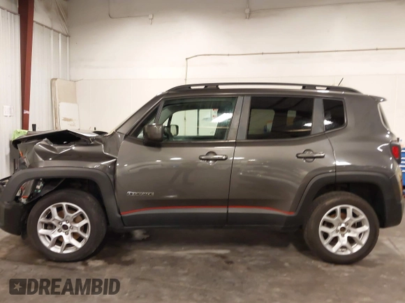 2017 Jeep Renegade Altitude with VIN ZACCJBBB8HPE95509, listed as a IAAI auction lot 42523316 with 163,040 mi miles and . Bid and sale history available at DreamBid. Image 15.