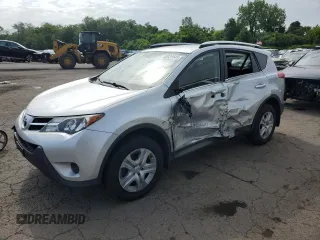 2015 Toyota RAV4 LE with VIN JTMBFREV1FJ043457, listed as a Copart auction lot 60525945 with 106,346 mi miles and Salvage title. Bid and sale history available at DreamBid. Image 1.