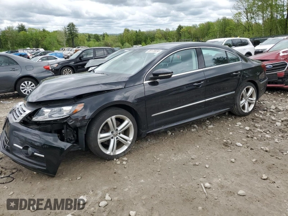 2016 Volkswagen CC Sport with VIN WVWBP7AN9GE518595, listed as a Copart auction lot 55173534 with 88,065 mi miles and Salvage Title. Bid and sale history available at carsss.com. Image 1.
