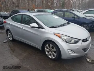 2012 Hyundai Elantra GLS with VIN KMHDH4AE6CU448280, listed as a IAAI auction lot 41548514 with 211,089 mi miles. Bid and sale history available at carsss.com. Image 1.