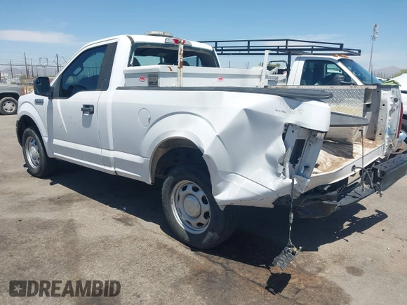 2018 Ford F-150 XL with VIN 1FTMF1CB1JKC58164, listed as a IAAI auction lot 42289514 with 57,075 mi miles and . Bid and sale history available at DreamBid. Image 3.