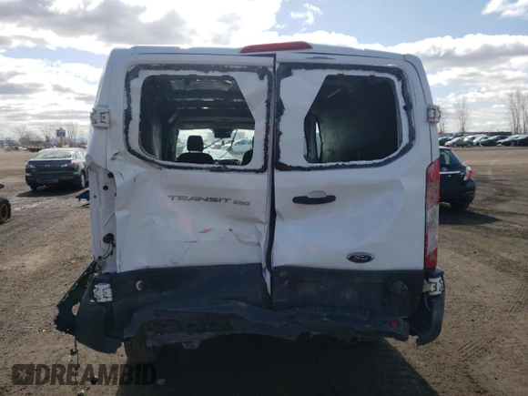 2017 Ford Transit Cargo with VIN 1FTYR2ZM5HKA54176, listed as a Copart auction lot 53836515 with 163,454 mi miles and Non repairable. Bid and sale history available at DreamBid. Image 6.