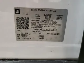 2019 Chevrolet Traverse LT Leather with VIN 1GNERHKW7KJ160912, listed as a Copart auction lot 45502425 with 103,649 mi miles and Salvage Title. Bid and sale history available at carsss.com. Image 16.
