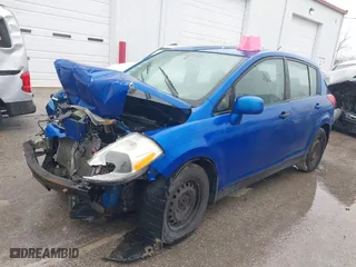 2007 Nissan Versa 1.8 S with VIN 3N1BC13E37L378536, listed as a IAAI auction lot 39107705 with 154,183 mi miles. Bid and sale history available at carsss.com. Image 2.