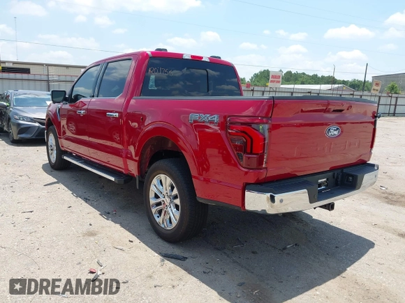 2025 Ford F-150 Lariat с VIN 1FTFW5L56SFA74360, выставлен на аукционе IAAI как лот 42378600 с пробегом 3 960 миль миль и . История ставок и продаж доступна на DreamBid. Изображение 3.