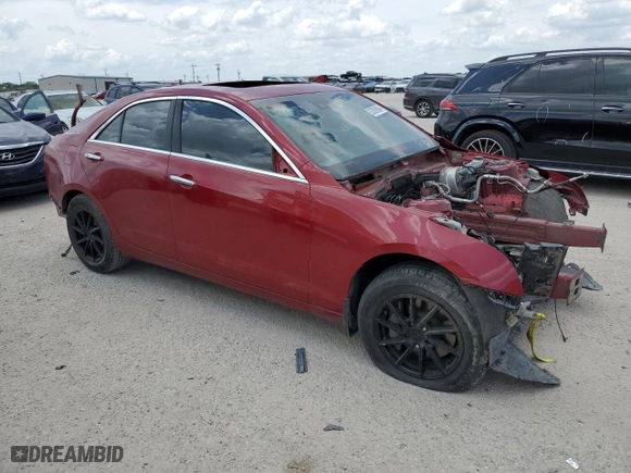 2013 Cadillac ATS Sedan Luxury Collection RWD with VIN 1G6AB5SA9D0147041, listed as a Copart auction lot 63526004 with NaN miles and Salvage Title. Bid and sale history available at carsss.com. Image 4.