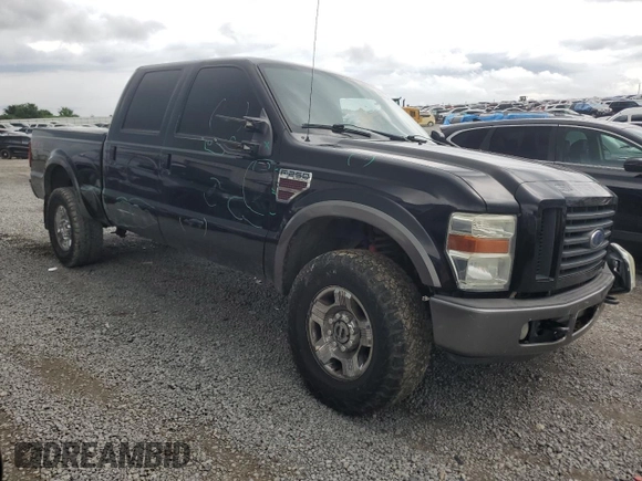 2008 Ford F-250 XL with VIN 1FTSW21R48EA88341, listed as a Copart auction lot 60872385 with 191,767 mi miles and Salvage title. Bid and sale history available at DreamBid. Image 4.