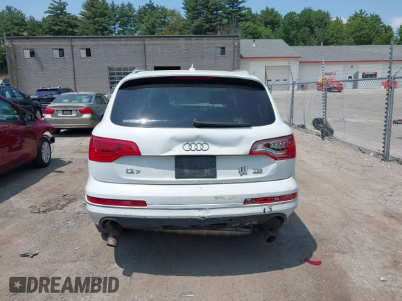 2012 Audi Q7 Premium Plus with VIN WA1LMAFE8CD008395, listed as a IAAI auction lot 42389891 with 157,131 mi miles and . Bid and sale history available at DreamBid. Image 16.
