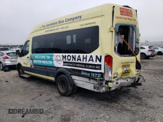 2020 Ford Transit with VIN 1FDVU4X87LKA26743, listed as a Copart auction lot 86525094 with 212,263 mi miles and Salvage Title. Bid and sale history available at DreamBid. Image 2.