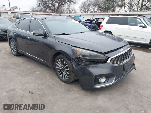 2018 Kia Cadenza Premium with VIN KNALC4J19J5098126, listed as a IAAI auction lot 41583473 with 79,360 mi miles. Bid and sale history available at carsss.com. Image 1.