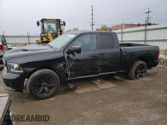 2016 Ram 1500 Sport with VIN 1C6RR7HT9GS296999, listed as a Copart auction lot 78263524 with 73,423 mi miles and Salvage title. Bid and sale history available at DreamBid. Image 1.