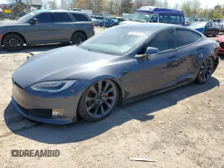 2021 Tesla Model S 75D with VIN 5YJSA1E40MF423935, listed as a Copart auction lot 53025245 with Not Provided miles and Salvage Title. Bid and sale history available at DreamBid. Image 1.
