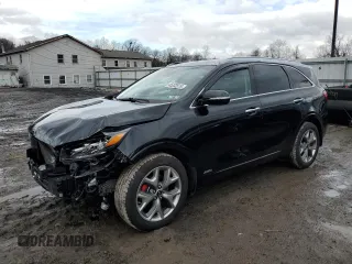 2019 Kia Sorento SX Limited with VIN 5XYPKDA51KG499205, listed as a Copart auction lot 45203515 with 55,145 mi miles and Salvage Title. Bid and sale history available at carsss.com. Image 1.