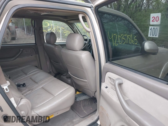 2005 Toyota Sequoia SR5 with VIN 5TDBT44A55S244712, listed as a IAAI auction lot 42037865 with 205,226 mi miles and . Bid and sale history available at DreamBid. Image 8.