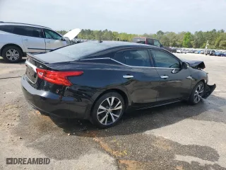 2017 Nissan Maxima SR with VIN 1N4AA6AP8HC377935, listed as a Copart auction lot 50318985 with 154,289 mi miles and Non Repairable. Bid and sale history available at carsss.com. Image 3.