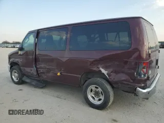 2010 Ford Econoline Wagon XL with VIN 1FMNE1BL8ADA22032, listed as a Copart auction lot 75355174 with 125,262 mi miles and Salvage Title. Bid and sale history available at carsss.com. Image 2.