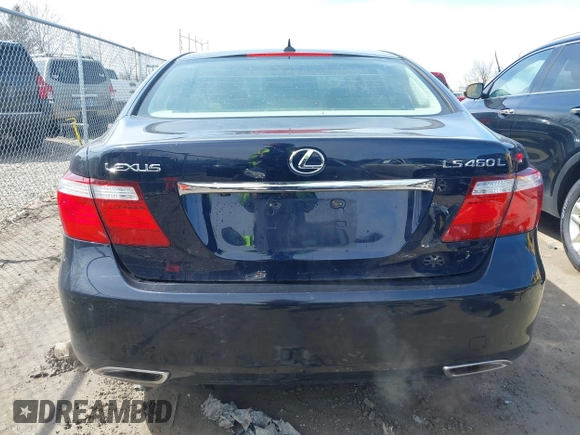 2008 Lexus LS 460 LWB with VIN JTHGL46F185021333, listed as a IAAI auction lot 41875999 with 111,418 mi miles. Bid and sale history available at carsss.com. Image 16.