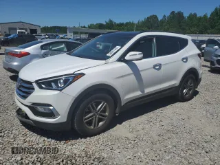 2018 Hyundai Santa Fe 2.4L with VIN 5NMZU3LB0JH099995, listed as a Copart auction lot 58047345 with 46,818 mi miles and Salvage title. Bid and sale history available at DreamBid. Image 1.