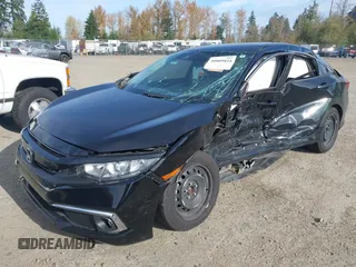 2021 Honda Civic Sedan LX with VIN 2HGFC2F66MH517914, listed as a IAAI auction lot 40809824 with 1 mi miles. Bid and sale history available at carsss.com. Image 17.