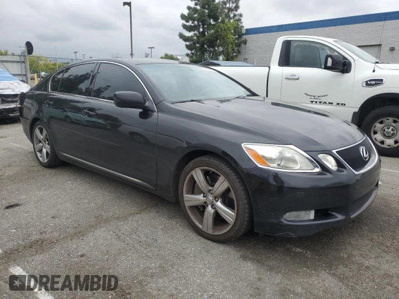 2006 Lexus GS 430 with VIN JTHBN96S765007061, listed as a Copart auction lot 55067095 with 343,077 mi miles and Salvage Title. Bid and sale history available at DreamBid. Image 4.