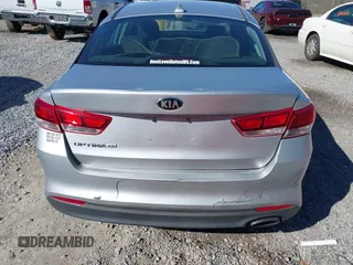2018 Kia Optima LX with VIN 5XXGT4L34JG199623, listed as a IAAI auction lot 41712608 with 153,315 mi miles and . Bid and sale history available at DreamBid. Image 16.