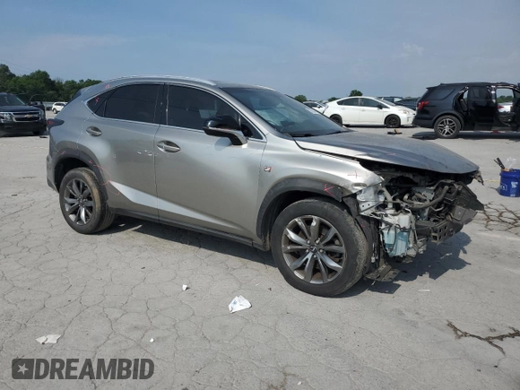 2017 Lexus NX 200t with VIN JTJYARBZ4H2067858, listed as a Copart auction lot 59780415 with 119,277 mi miles and Salvage title. Bid and sale history available at DreamBid. Image 4.