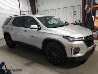 2022 Chevrolet Traverse RS with VIN 1GNERJKW2NJ108129, listed as a Copart auction lot 87928905 with 91,661 mi miles and Clean Title. Bid and sale history available at carsss.com. Image 4.