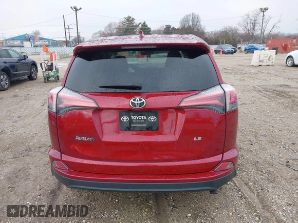 2018 Toyota RAV4 LE with VIN 2T3ZFREV9JW514778, listed as a IAAI auction lot 41202060 with 99,405 mi miles. Bid and sale history available at carsss.com. Image 16.