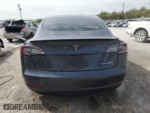 2022 Tesla Model 3 Long Range z VIN 5YJ3E1EB7NF238905, wystawiony jako Copart lot #53362045 z przebiegiem 52 002 mil mil oraz Szkoda całkowita • Salvage title. Historia ofert i sprzedaży dostępna na DreamBid. Obrazek 6.