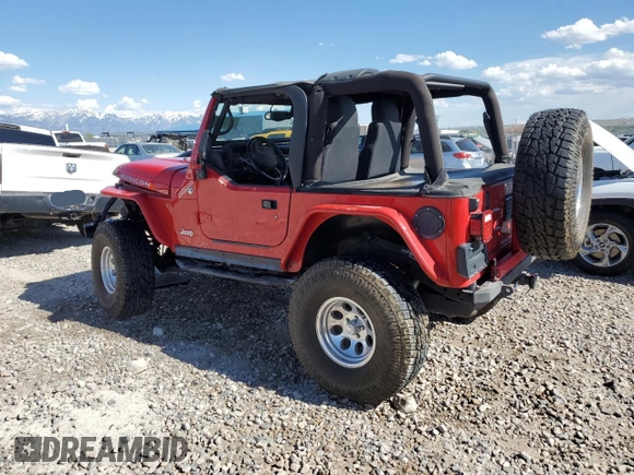 2003 Jeep Wrangler Rubicon with VIN 1J4FA69S93P352899, listed as a Copart auction lot 56054425 with 3,761 mi miles and Salvage title. Bid and sale history available at DreamBid. Image 2.
