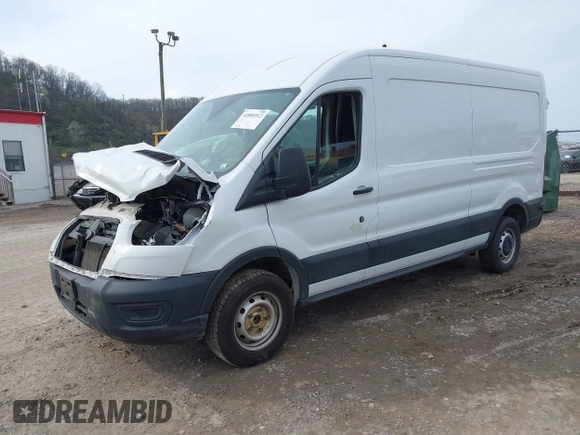2023 Ford Transit Cargo with VIN 1FTBR1C80PKA42107, listed as a IAAI auction lot 42005312 with 80,123 mi miles. Bid and sale history available at carsss.com. Image 18.