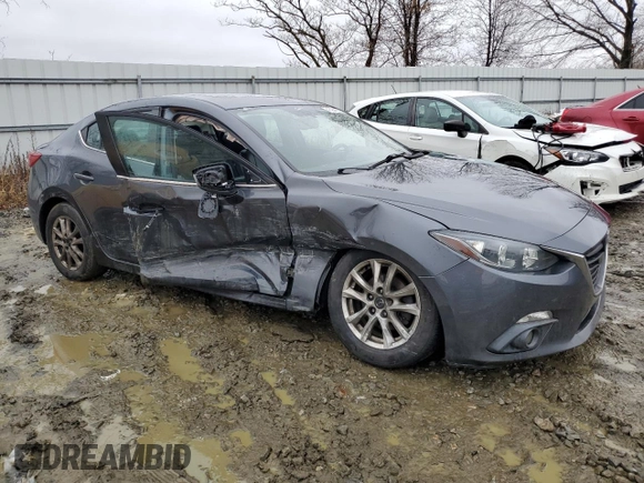 2016 Mazda 3 i Grand Touring with VIN 3MZBM1X72GM281356, listed as a Copart auction lot 45244535 with 175,448 mi miles and Salvage Title. Bid and sale history available at DreamBid. Image 4.