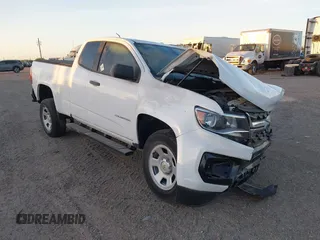 2022 Chevrolet Colorado 2WD Work Truck z VIN 1GCHSBEN6N1102465, wystawiony jako IAAI lot #39940353 z przebiegiem Nie podano mil oraz . Historia ofert i sprzedaży dostępna na DreamBid. Obrazek 1.