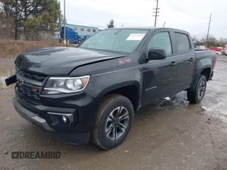 2021 Chevrolet Colorado 4WD Z71 with VIN 1GCGTDEN7M1282445, listed as a IAAI auction lot 41737419 with 27,187 mi miles and . Bid and sale history available at DreamBid. Image 2.