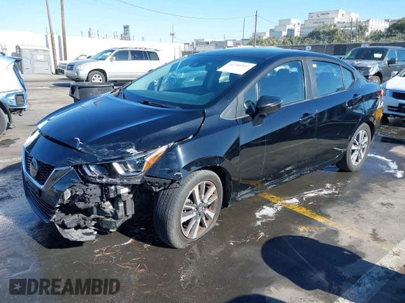 2021 Nissan Versa SV with VIN 3N1CN8EV6ML878500, listed as a IAAI auction lot 41346957 with 95,315 mi miles and . Bid and sale history available at DreamBid. Image 16.