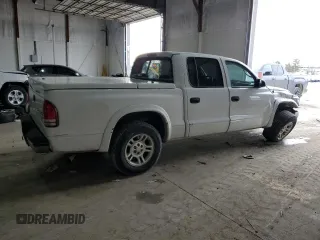 2004 Dodge Dakota Sport with VIN 1D7HL38K34S616566, listed as a Copart auction lot 42174225 with 144,456 mi miles and Salvage Title. Bid and sale history available at carsss.com. Image 3.