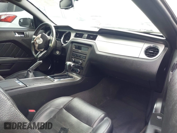 2012 Ford Mustang V6 Premium with VIN 1ZVBP8AM6C5211339, listed as a IAAI auction lot 42107541 with 164,678 mi miles. Bid and sale history available at carsss.com. Image 5.
